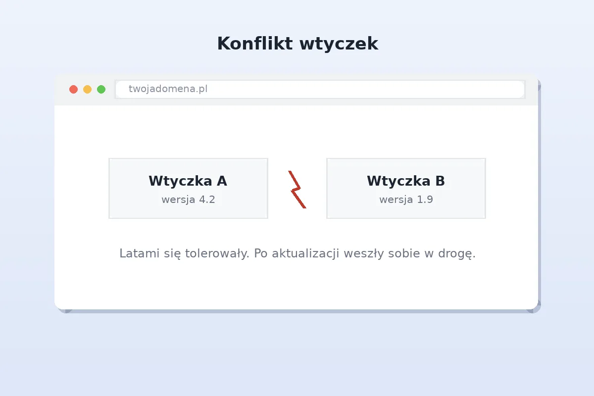 Lista wtyczek w panelu WordPressa