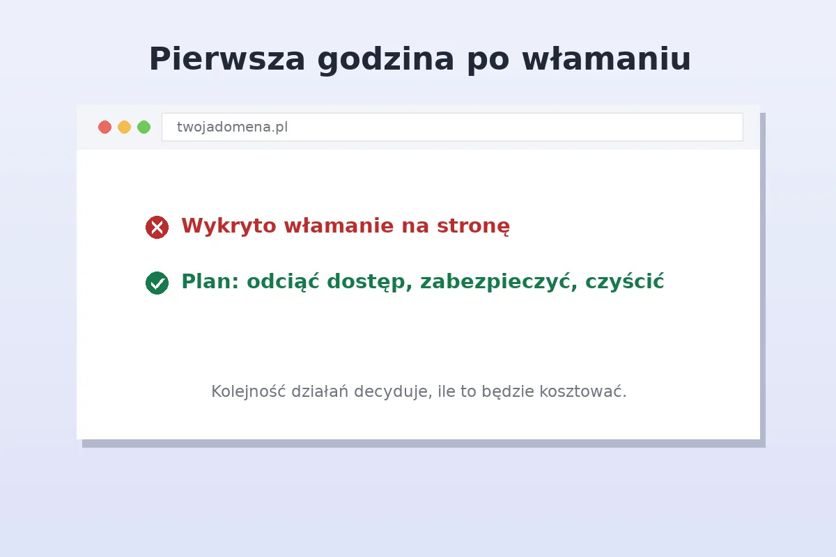 Plan działania po włamaniu na stronę WordPress